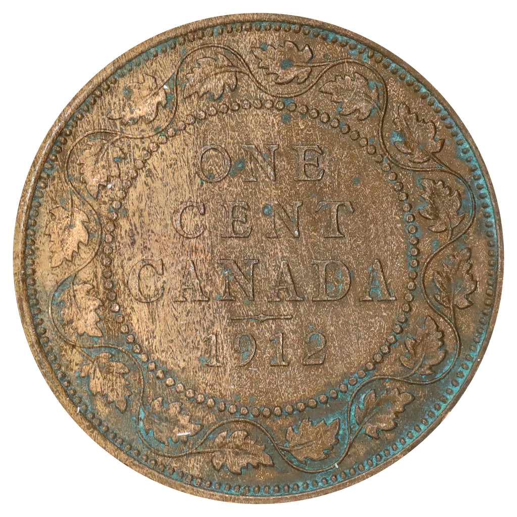 1912 Canada 1-cent Brilliant Uncirculated (MS63) Red & Brown (Scratched or impaired)