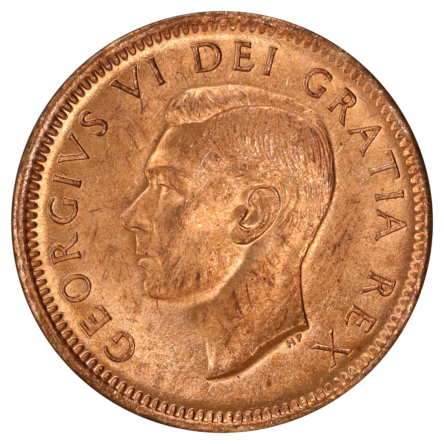 1951 Canada 1-cent Brilliant Uncirculated (MS63) Scratched, marks, or impaired