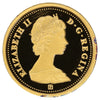 1967-2017 Centennial Commemorative Canada 1-cent Gold Plated Proof Silver (Impaired)