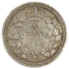 1858 Small Date Canada 5-cents VF-EF (VF30) Scratched, marks, or impaired