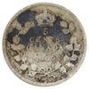 1909 Pointed Leaves Canada 5-cents F-VF (F15) Scratched, marks, or impaired