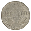 1924 Canada 5-cents VF-EF (VF30) Scratched, marks, or impaired