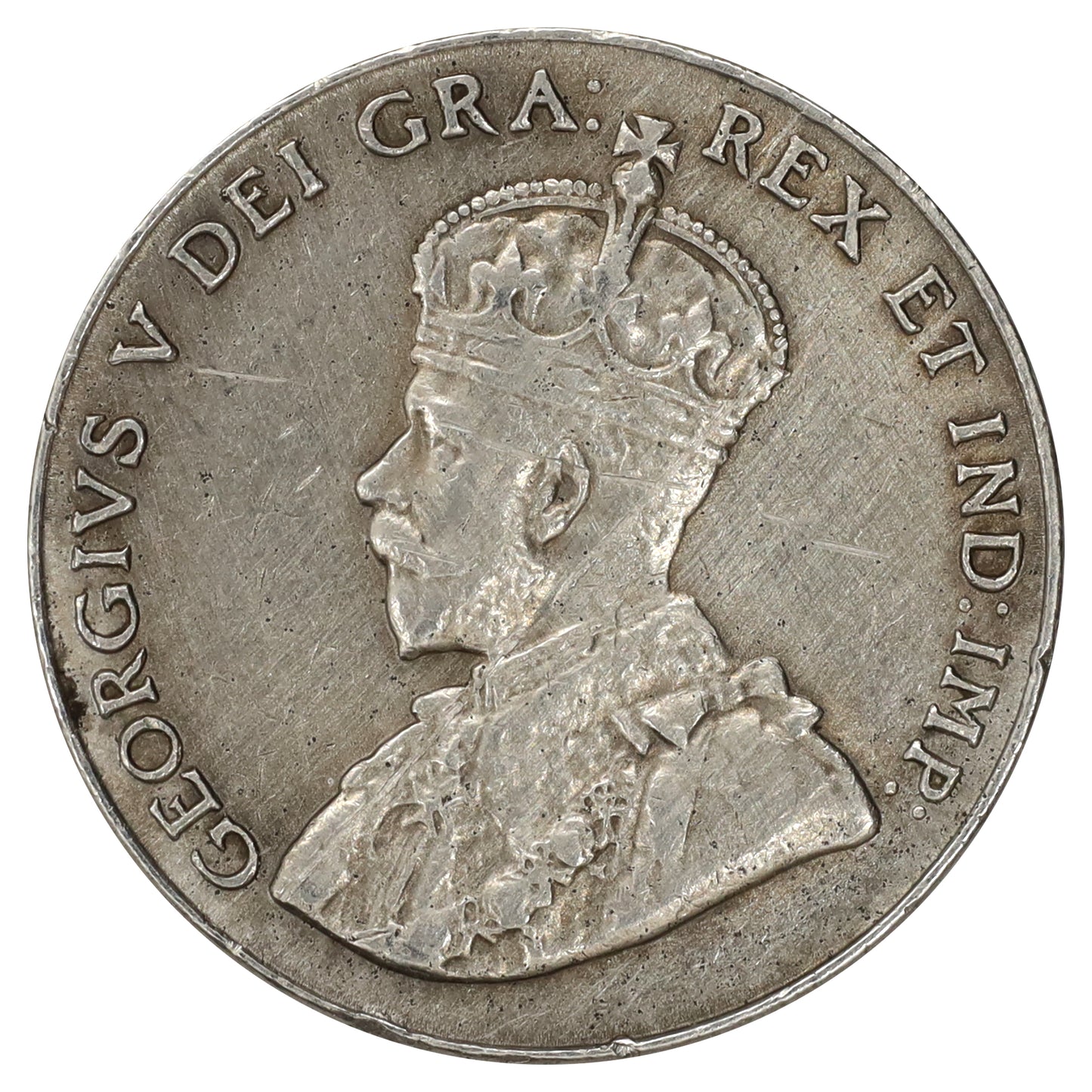 1928 Canada 5-cents VF-EF (VF30) Scratched, marks, or impaired