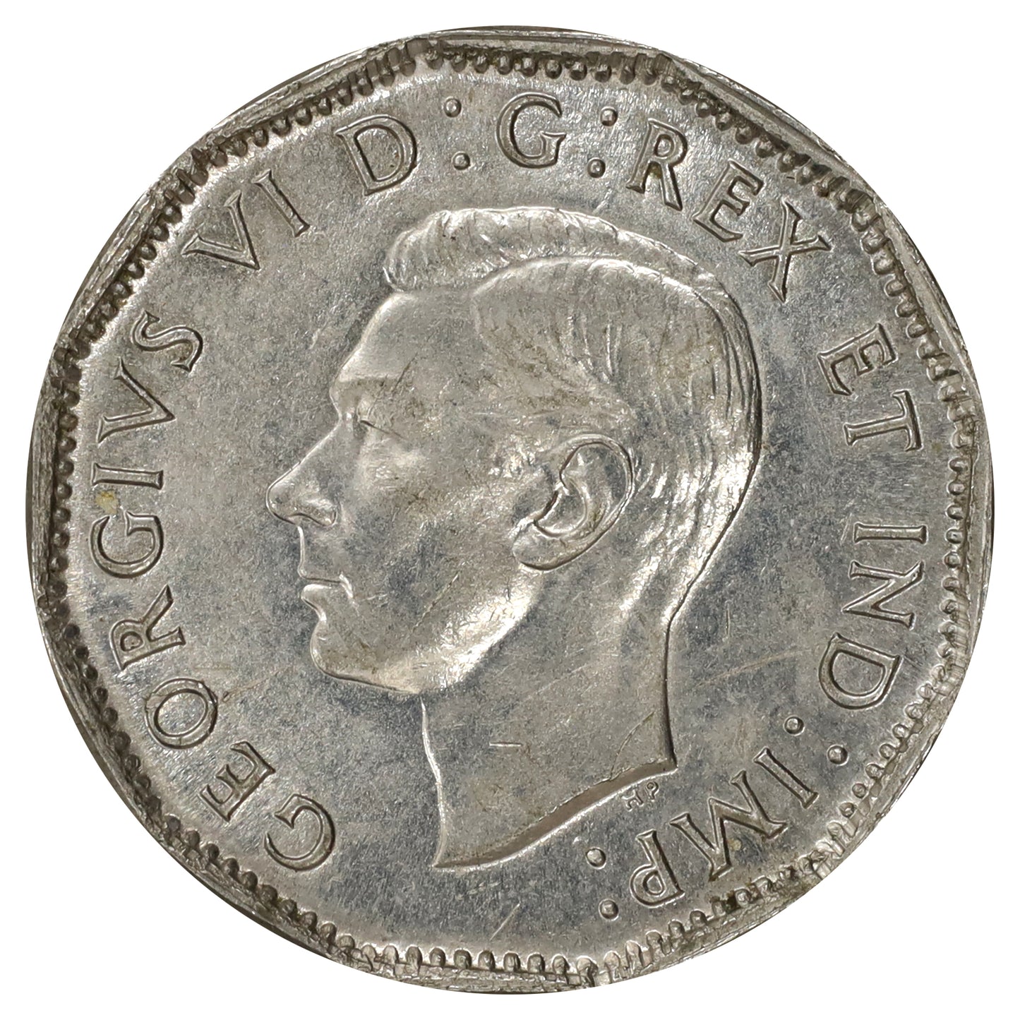 1946 Canada 5-cents AU-UNC (AU55) Scratched, marks, or impaired