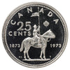 1973 Canada 25-cents Specimen (lightly toned)