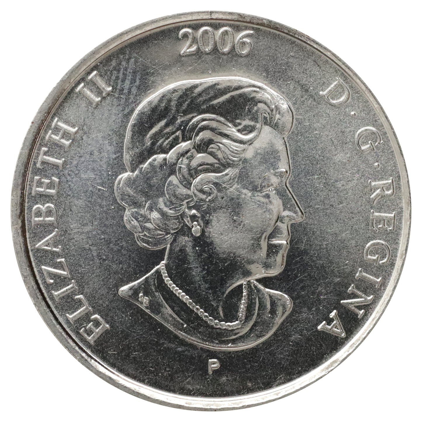2006 (test) Breast Cancer Ribbon 25-cents Proof Like (Scratched, marks, or impaired)