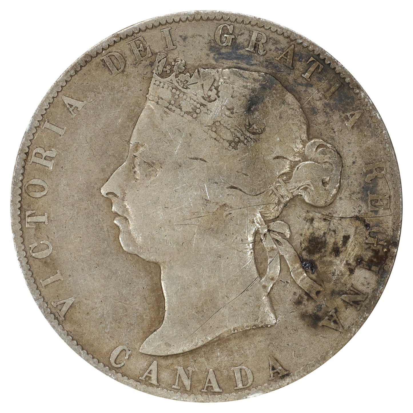 1899 Canada 50-cents VG-F (VG10) Scratched, marks, or impaired