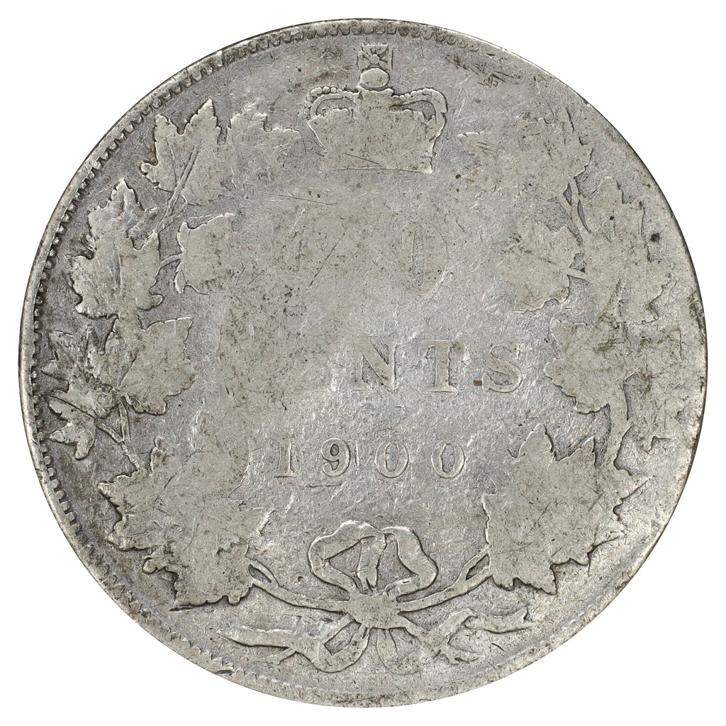 1900 Canada 50-cents G-VG (G6) Scratched, marks, or impaired