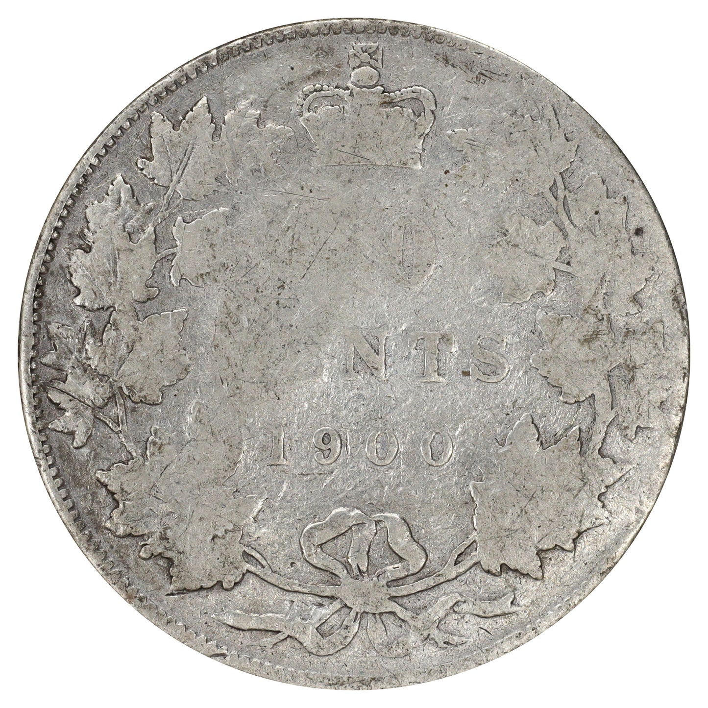 1900 Canada 50-cents G-VG (G6) Scratched, marks, or impaired