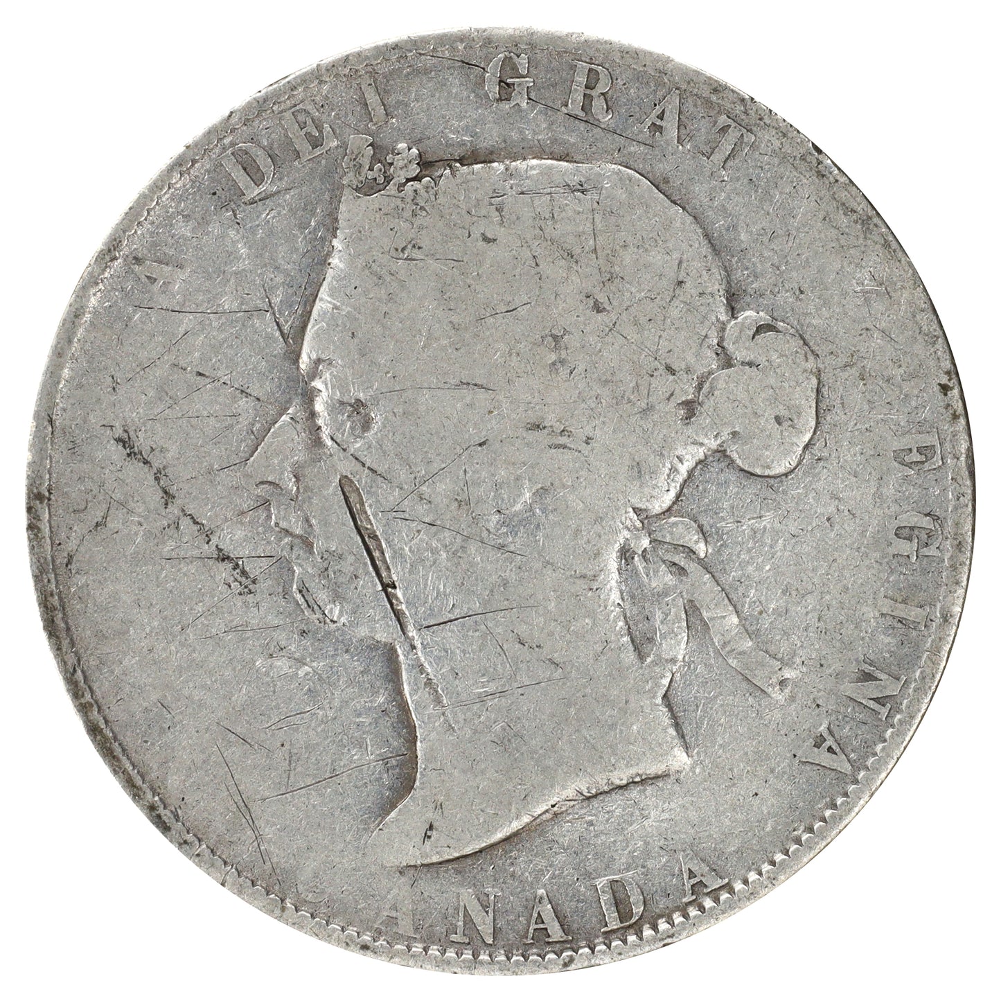 1900 Canada 50-cents G-VG (G6) Scratched, marks, or impaired