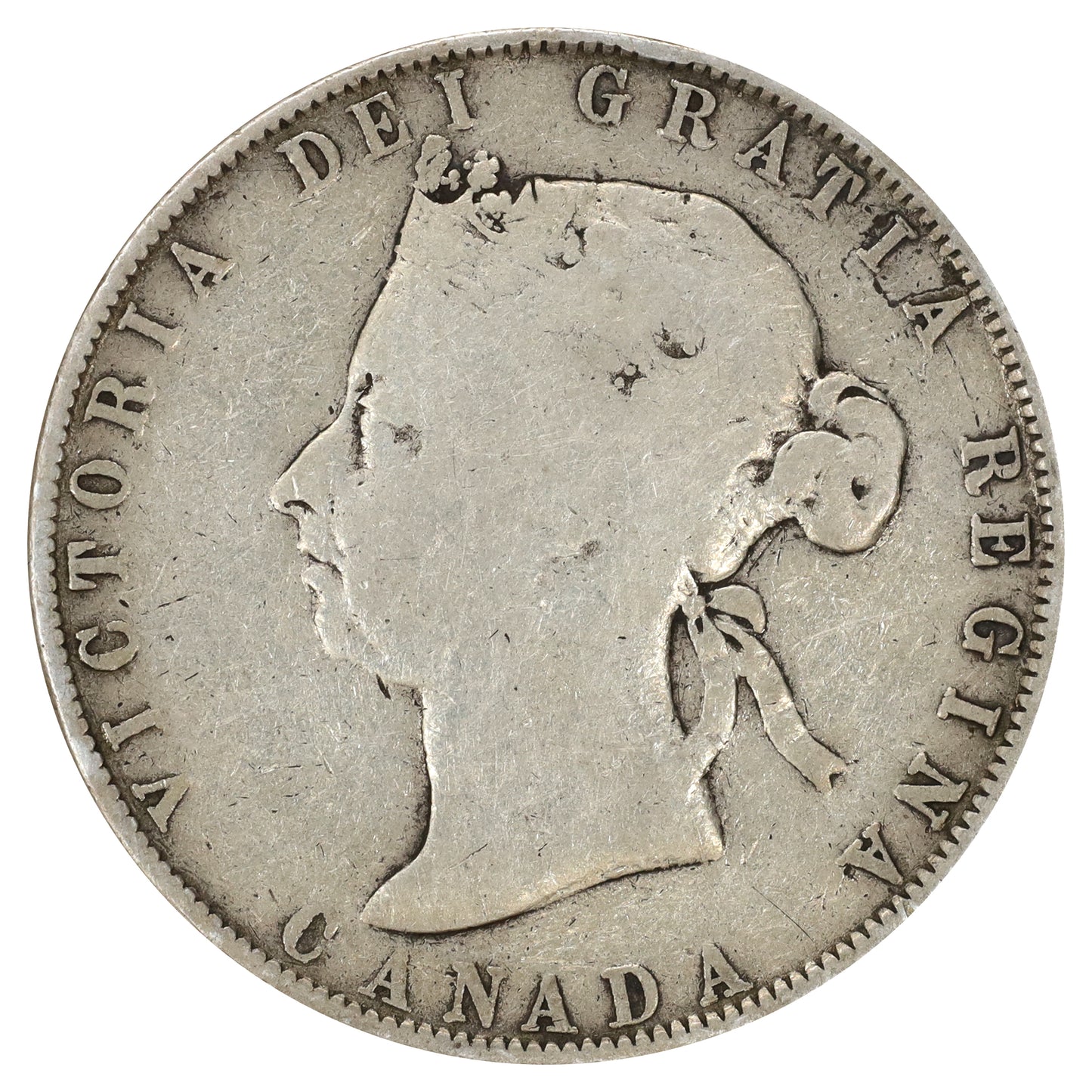 1901 Canada 50-cents G-VG (G6) Scratched, marks, or impaired