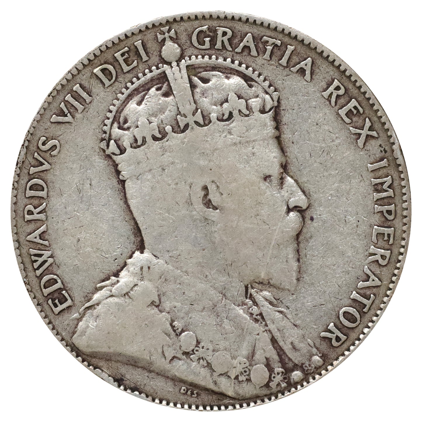 1903H Canada 50-cents Fine (F12) Scratched, marks, or impaired