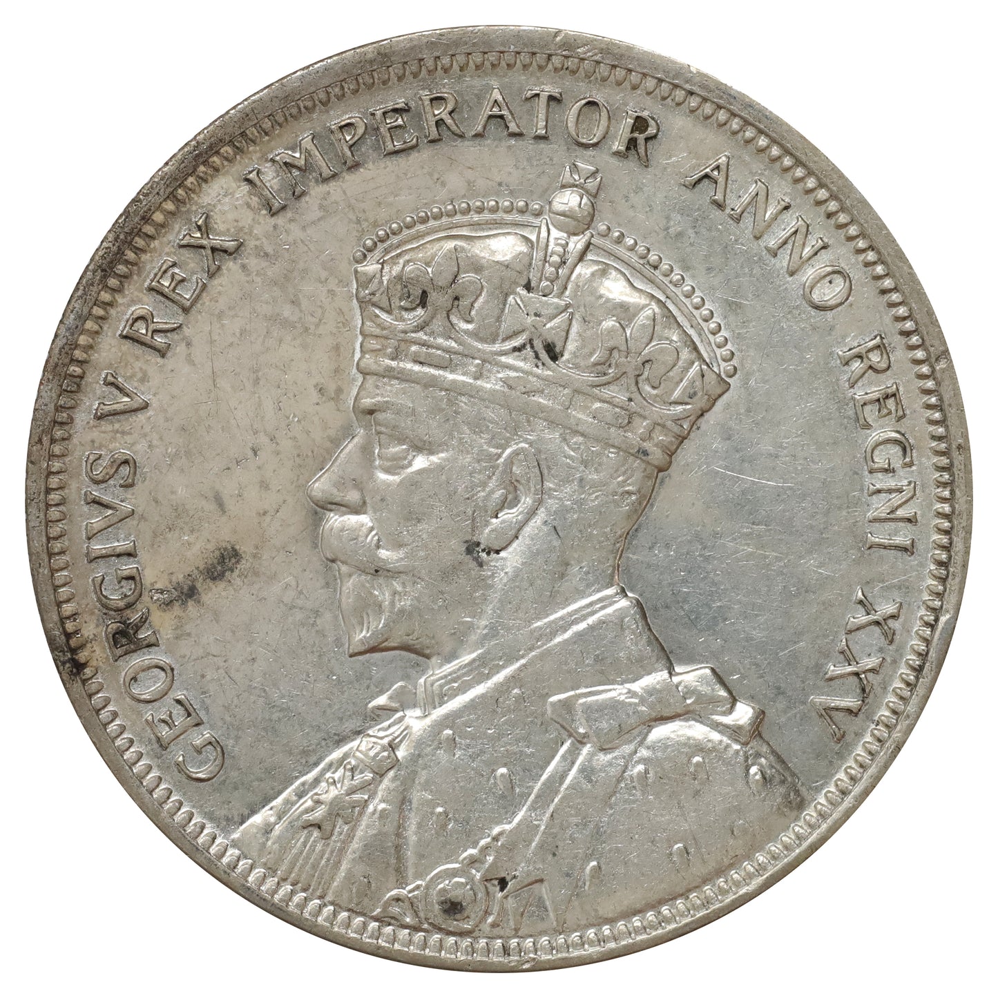 1935 2x XXV Canada Dollar Extra Fine (EF40) Scratched, marks, or impaired