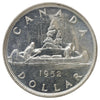 1952 Canada Dollar Brilliant Uncirculated (MS63) Scratched, marks, or impaired