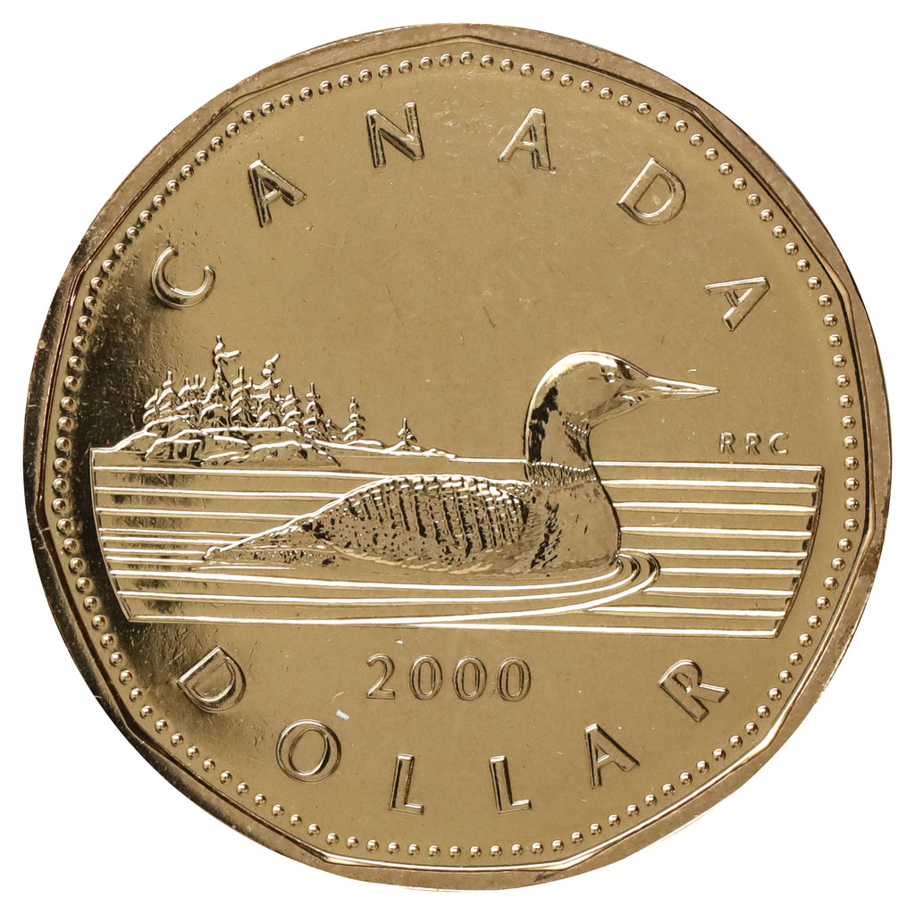 2000 Canada Loon Dollar Proof Like (Scratched, marks, or impaired)