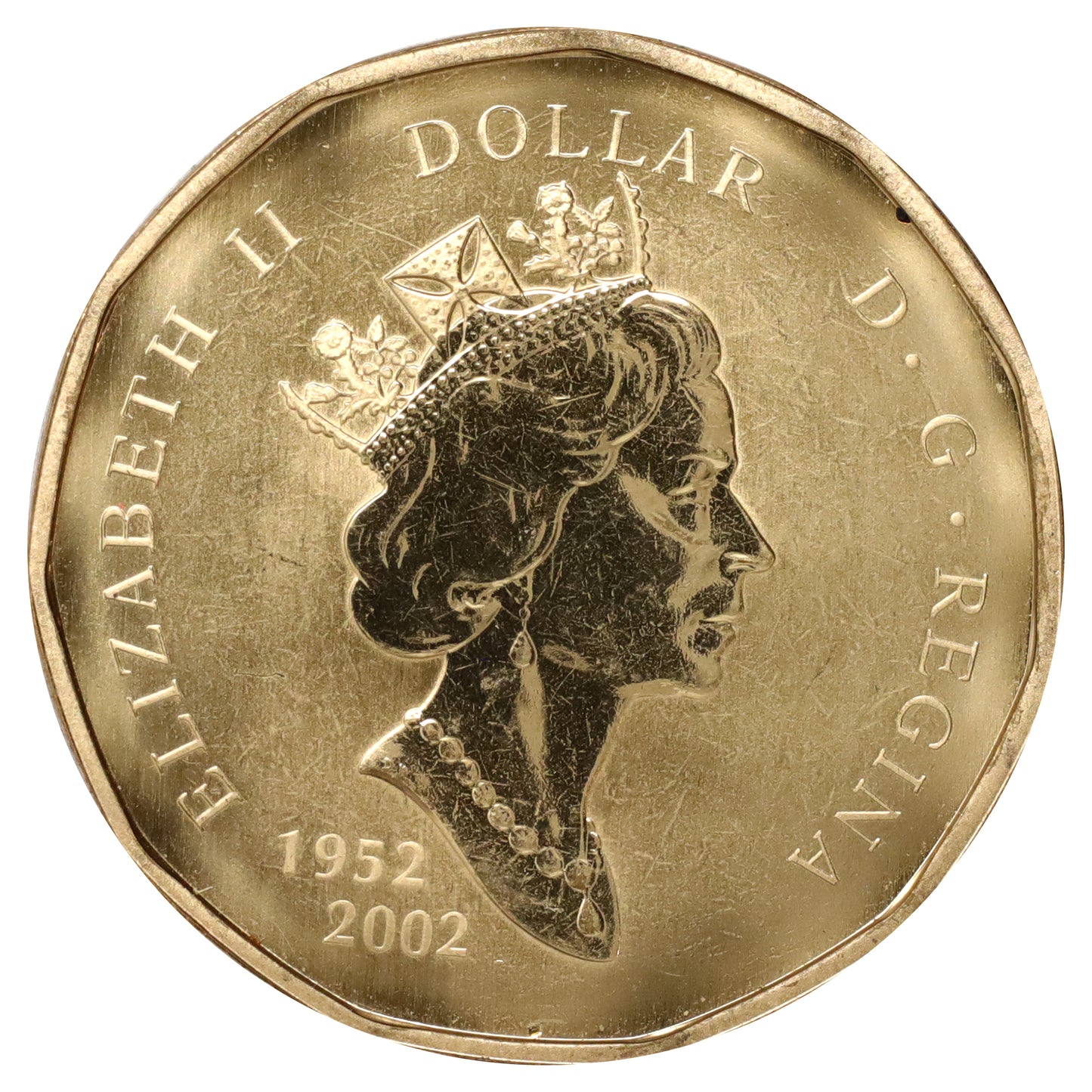 2002 Canada Family of Loons Dollar (Scratched, marks, or impaired)