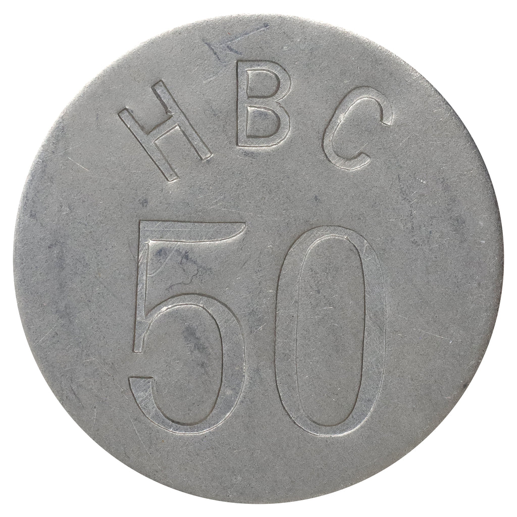 1946 Canada Hudson's Bay Company HBC 50 Eastern Arctic Trade Token