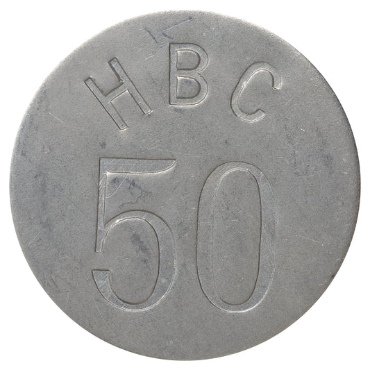 1946 Canada Hudson's Bay Company HBC 50 Eastern Arctic Trade Token