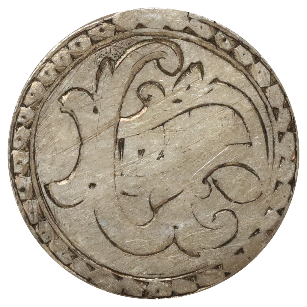 Love Token Engraved on Victorian Dime