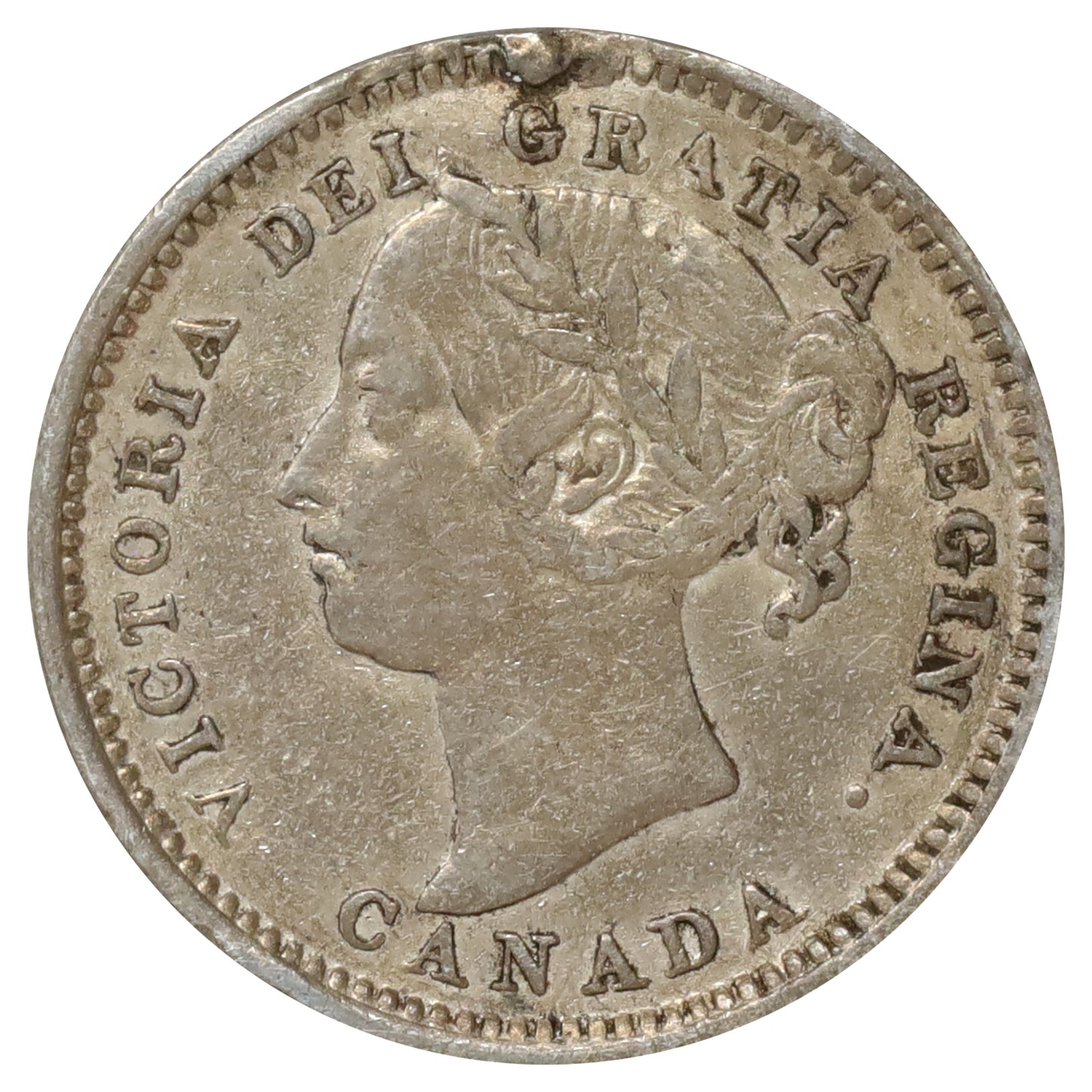 Love Token Engraved on Victorian Dime