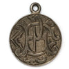 Love Token Engraved on Victorian Dime with Loop