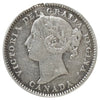Love Token Engraved on Victorian Dime: Initials "L.A.J."