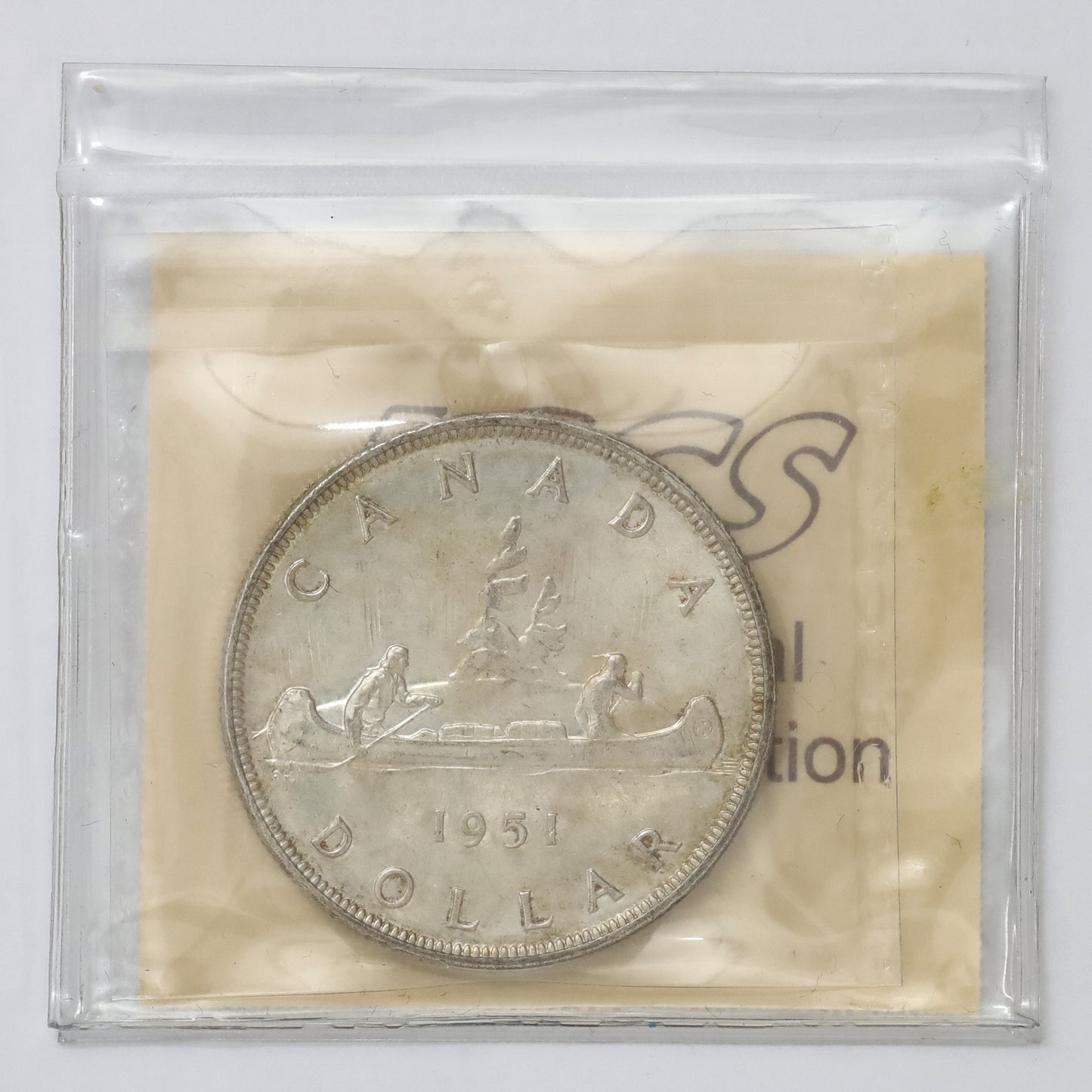 1951 Canada Dollar ICCS Certified MS63 (lightly toned)