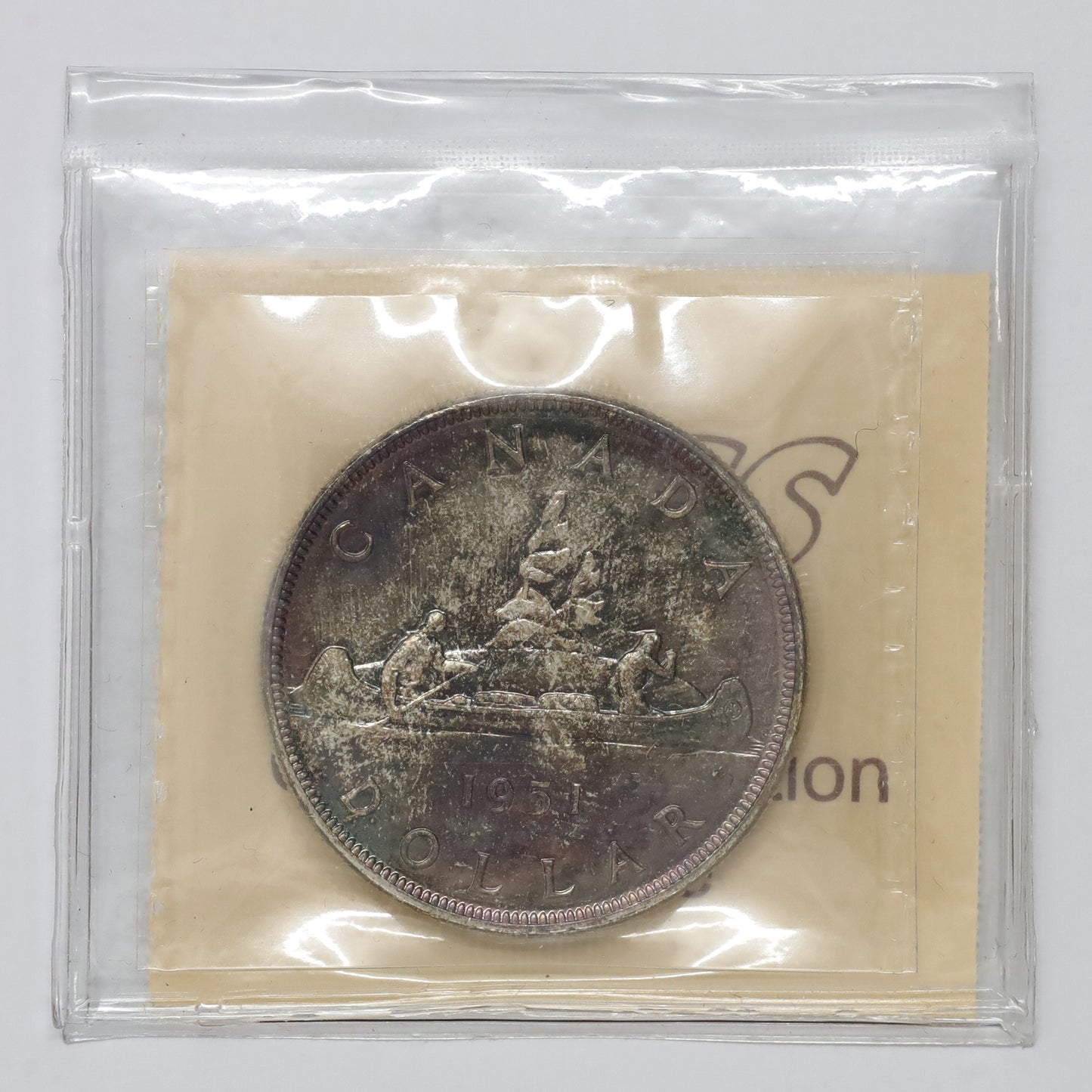 1951 Canada Dollar ICCS Certified MS65 (toned)