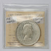 1955 Fu Manchu Canada Dollar ICCS Certified MS62 (lightly toned)