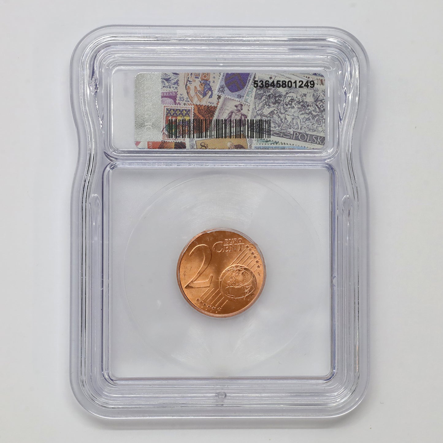 Greece 2002 2 Euro cents ICG Certified Genuine