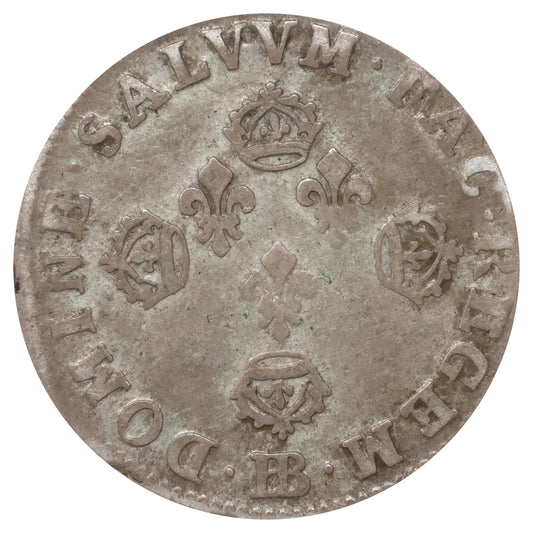 France 1702 BB Louis XIV 10 Sols (DOD)