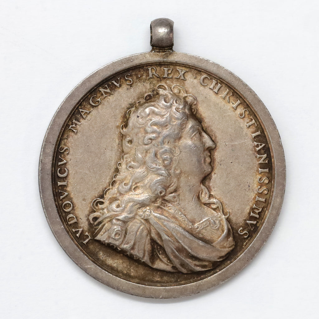 France 1682 Louis XIV "The King Condemns Himself in His Own Cause" Medal (DOD)