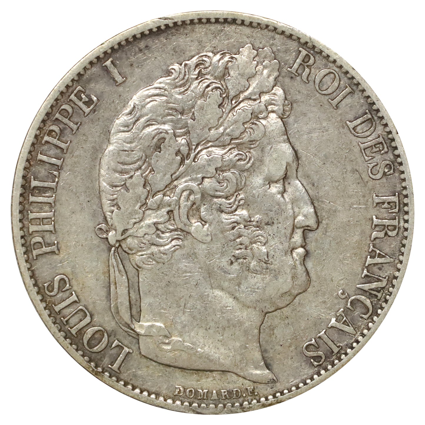 France 1848 5 Francs Extra Fine (EF40) DOD
