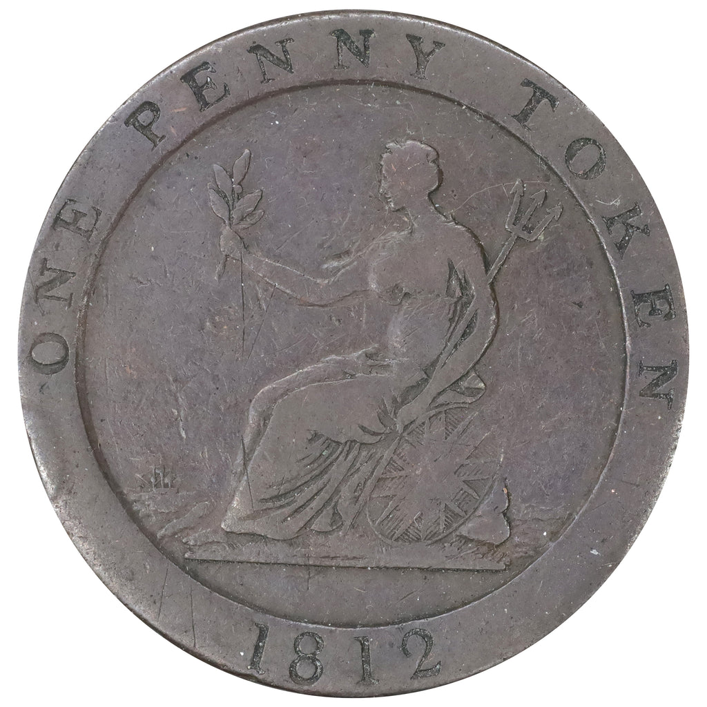 Great Britain 1812 Sheffield Hobson & Son's Button Manufacturers Penny Token