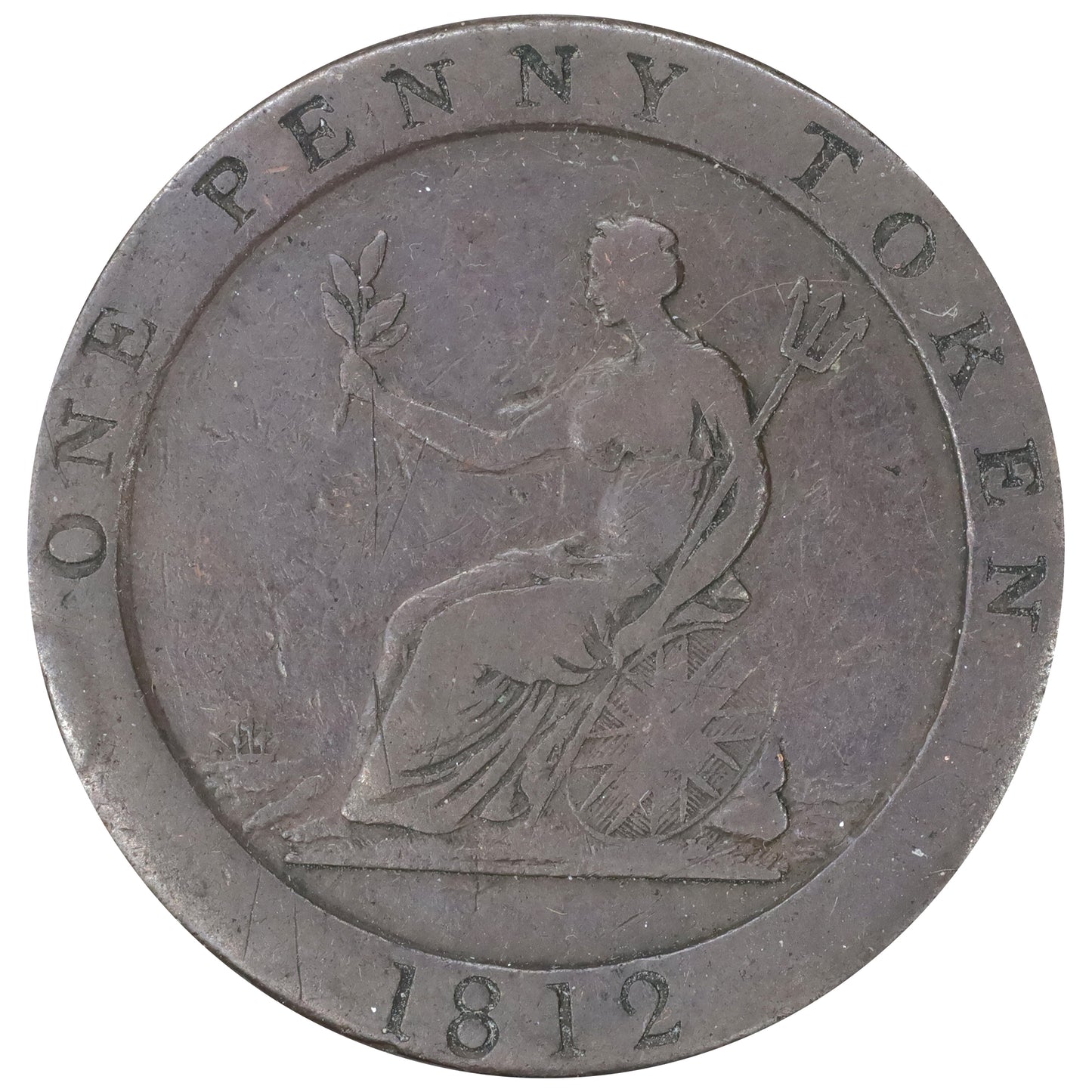 Great Britain 1812 Sheffield Hobson & Son's Button Manufacturers Penny Token