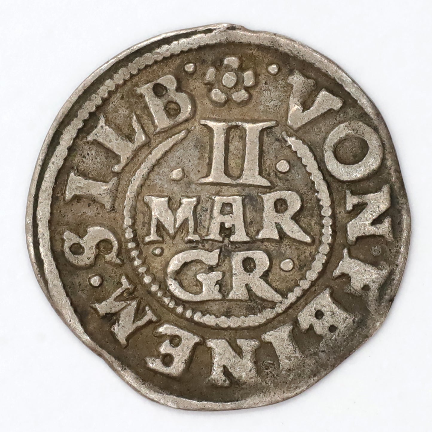 German States 1632 Brunswick-Wolfenbuttel Frederick Ulrich 2 Mariengroschen (DOD)