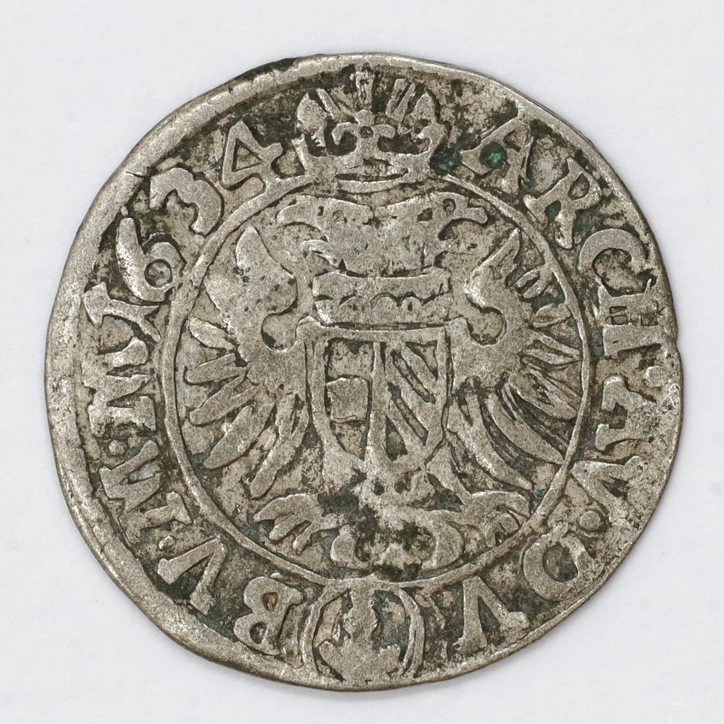German States 1634 Austria Burgundy Ferdinand II 3 Kreuzer (DOD)
