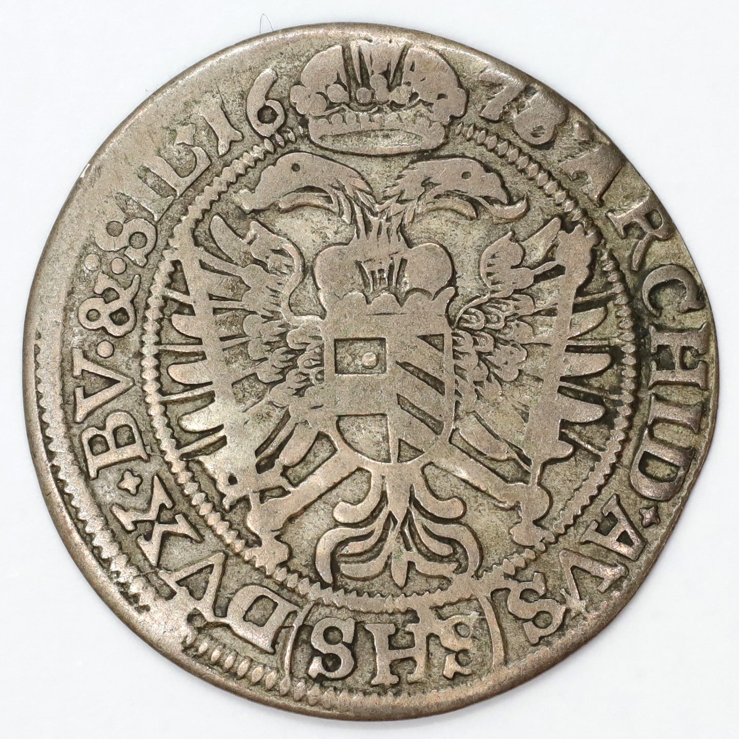 German States 1678 Leopold I 6 Kreuzer (DOD)