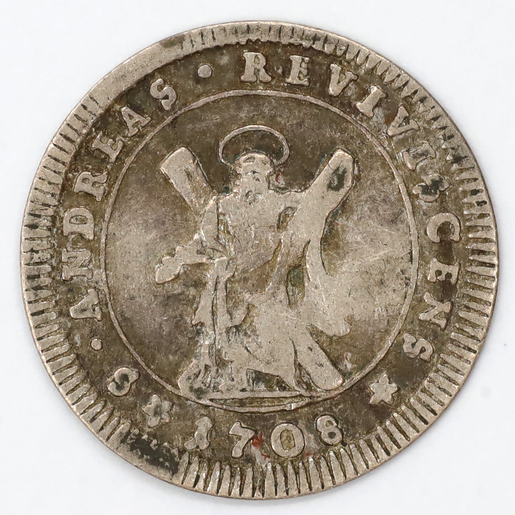German States 1708 Hanover George I 2 Mariengroschen (DOD)