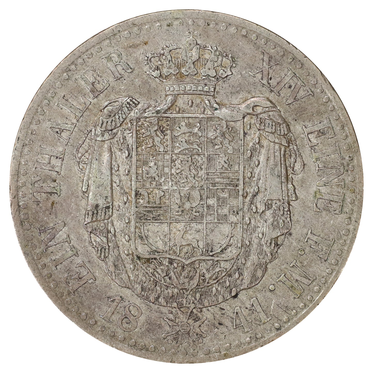 German States 1841 Prussia Frederick William IV 1 Thaler Extra Fine (EF40) DOD