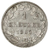 German States 1865 Wurttemberg Kreuzer Brilliant Uncirculated (MS63) spots