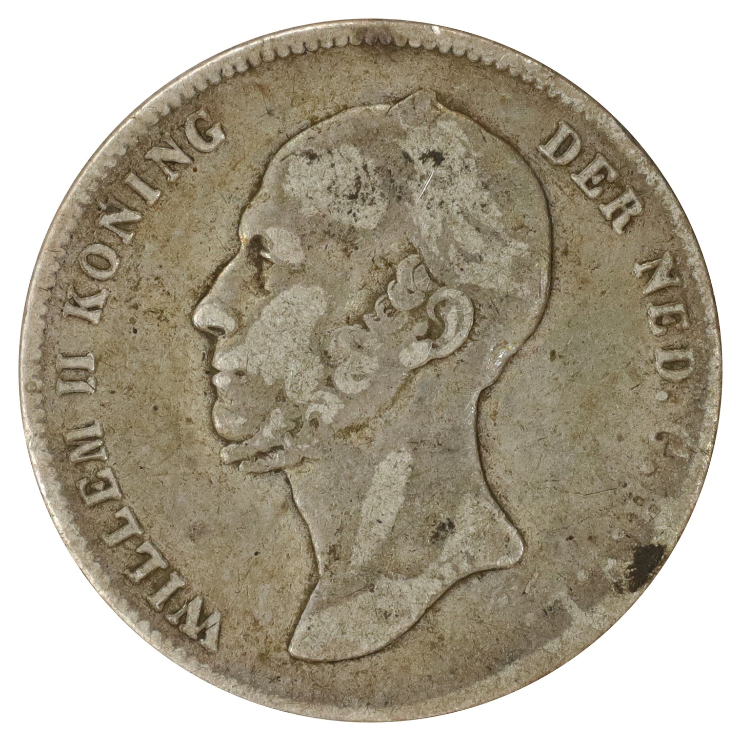 Netherlands 1848 Wilhelm II 1/2 Gulden (DOD)