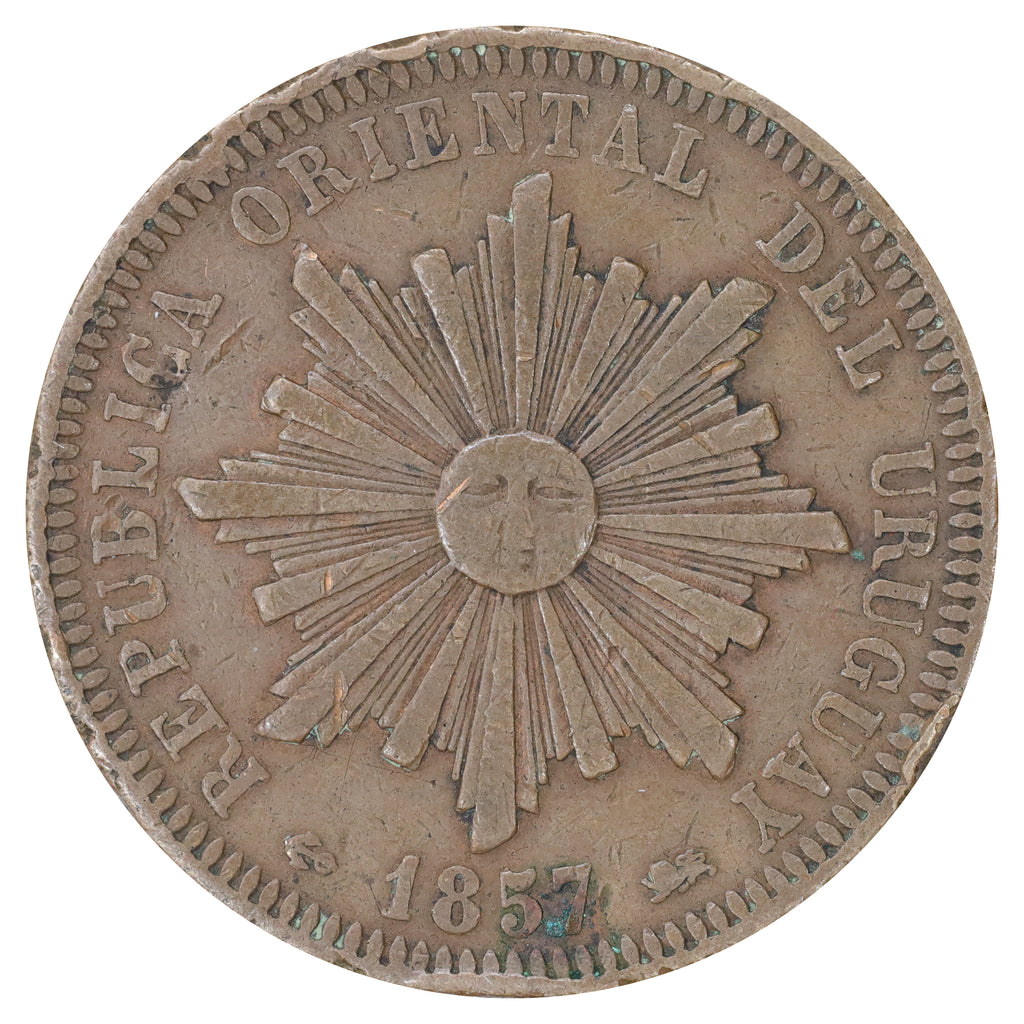Uruguay 1857 D 40 Centesimos (DOD)