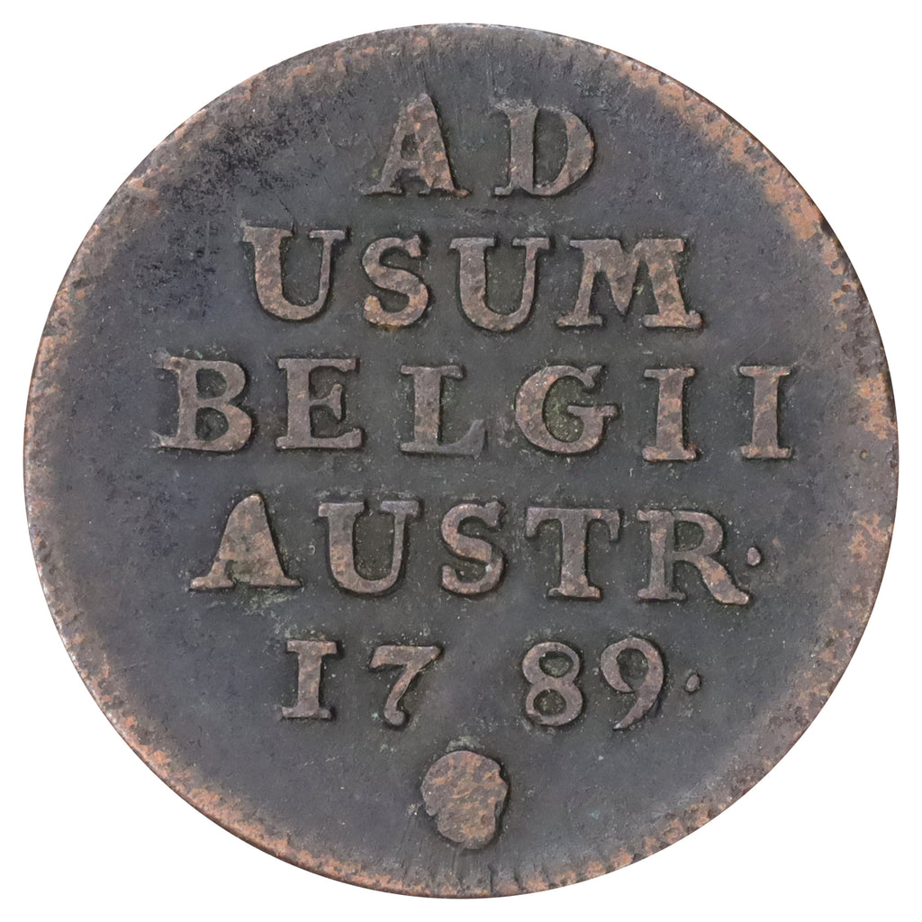 Austrian Netherlands 1789 Belgium Joseph II 1 Liard (DOD)