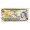 BC-46a-i-N1-ii 1973 Canada $1 Lawson-Bouey, 2-Digit RADAR ALD4004004, Circulated (DOP)