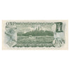 BC-46b-N1-iii 1973 Canada $1 Crow-Bouey, 4-Digit RADAR BAV6021206, Extra Fine (EF40) DOP