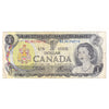 BC-46b-N1-iii 1973 Canada $1 Crow-Bouey, 3-Digit RADAR BCJ4174714, Circulated (DOP)