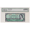 BC-37a 1954 Canada $1 Beattie-Coyne, A/N, Legacy Certified CUNC64 (DOP)