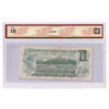 BC-46bA 1973 Canada $1 Crow-Bouey, Replacement, EAX, BCS Cert. F15 (minor tear, writing)