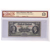 505-60-04 1935 Bank of Montreal $10 Dodds-Gordon, Check Letter D, BCS Cert. F12 (holes)